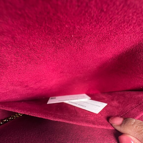 Louis Vuitton Felicie Pochette Monogram Canvas Fuchsia Microfiber - Picture 9 of 16